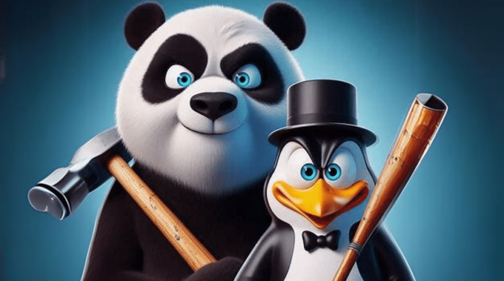 Panda et Pingouin contre le black hat SEO