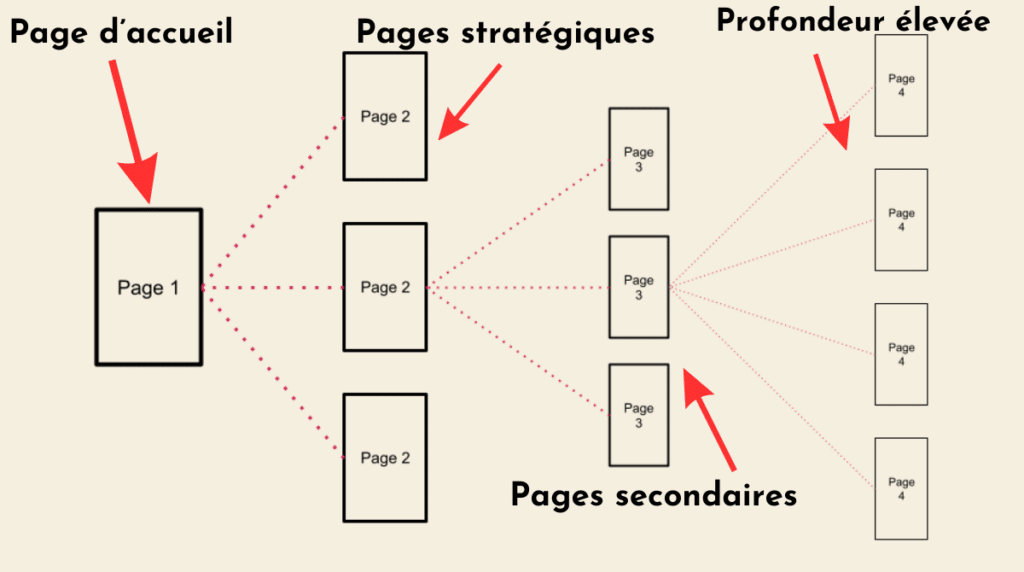 architecture de site web schema