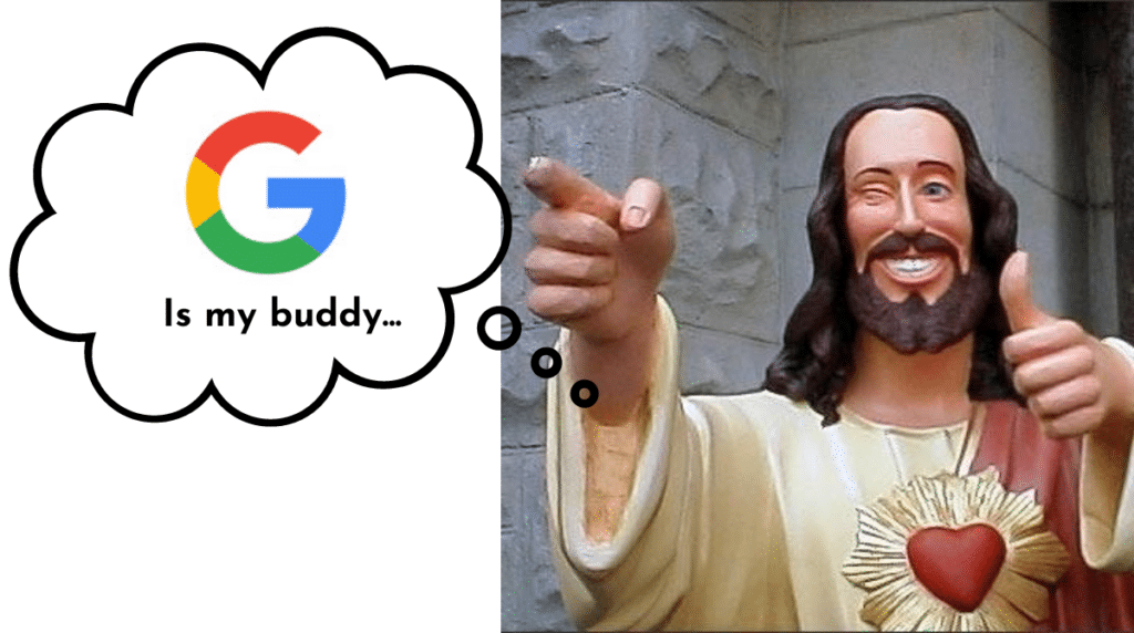 meme jesus likes google