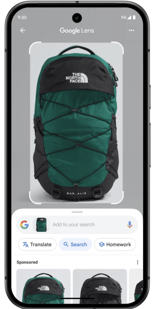 Faire du shopping via Google Lens