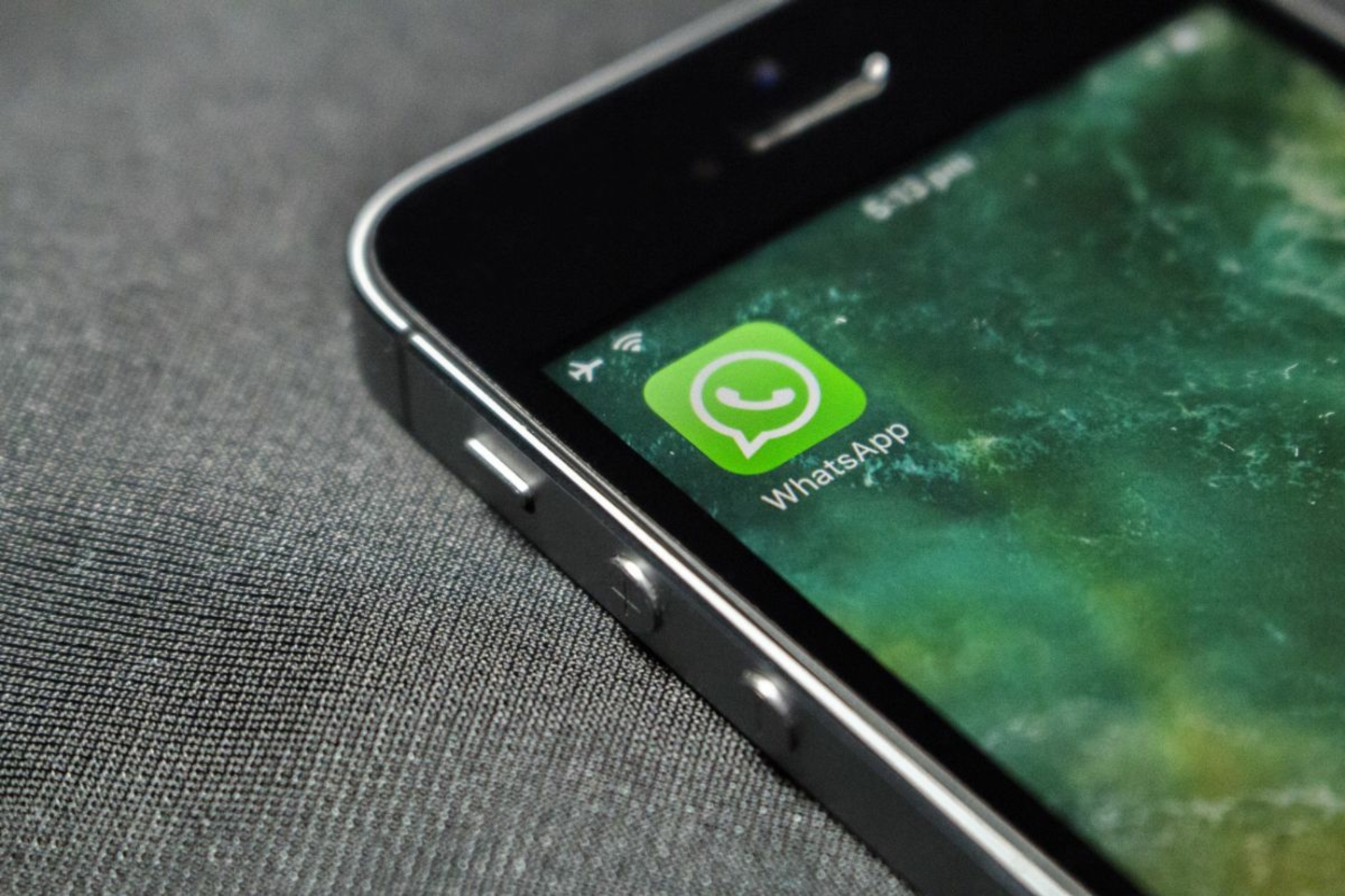 Icône Whatsapp affichée sur écran de smartphone